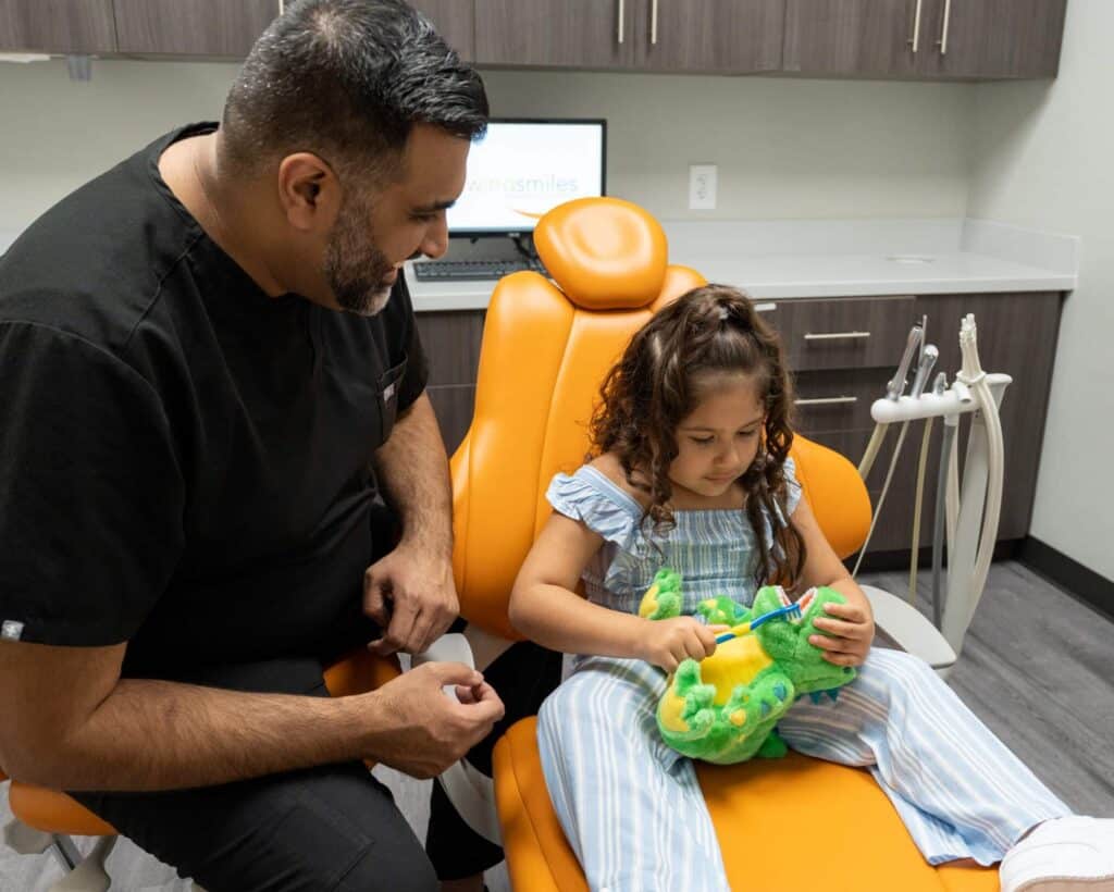 Kannapolis pediatric dentistry examination room